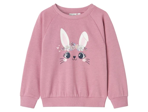 Name It mauve orchid bunny sweatshirt